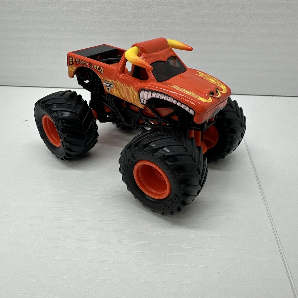 EL TORO LOCO ORANGE Spin Master BULL Monster Jam Truck 1/64